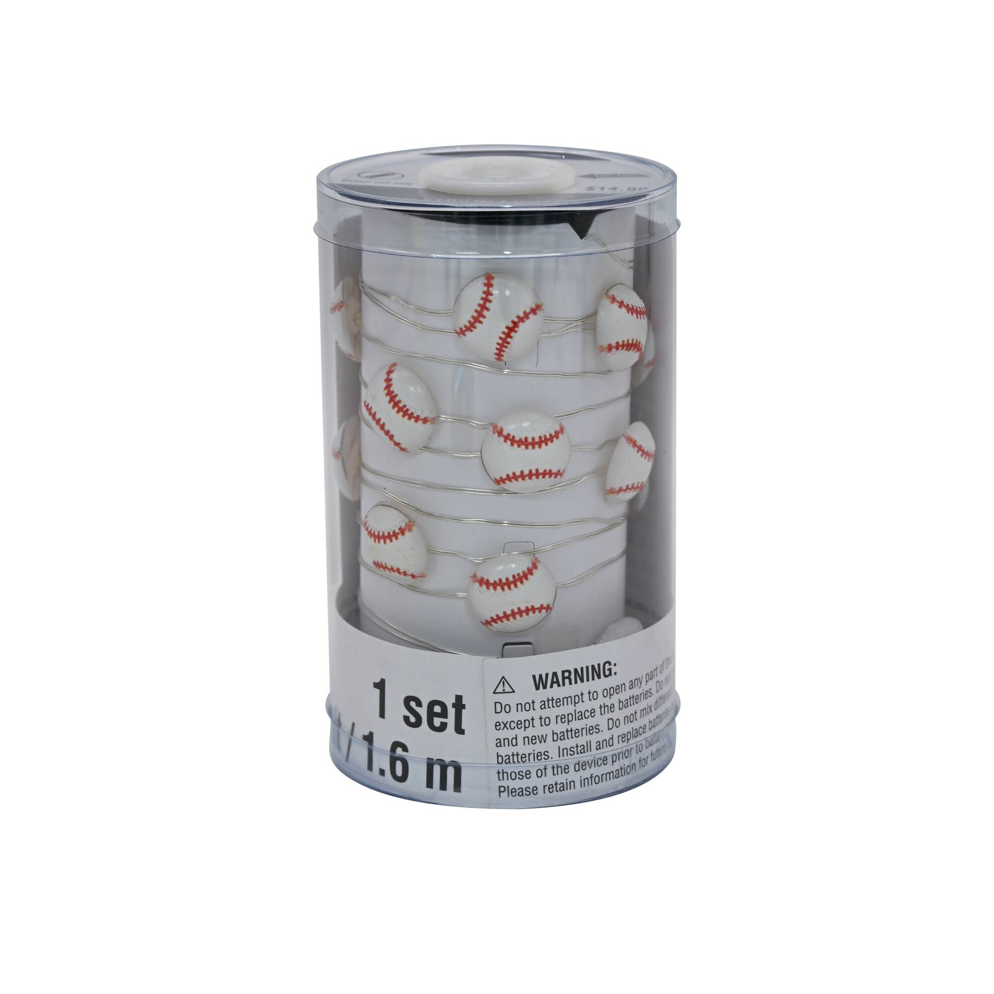 18ct. Baseball Icon LED String Lights by Celebrate It™